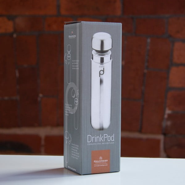 Červená vakuová termoska z nerezové oceli Pioneer Vacuum, 200 ml-image-2