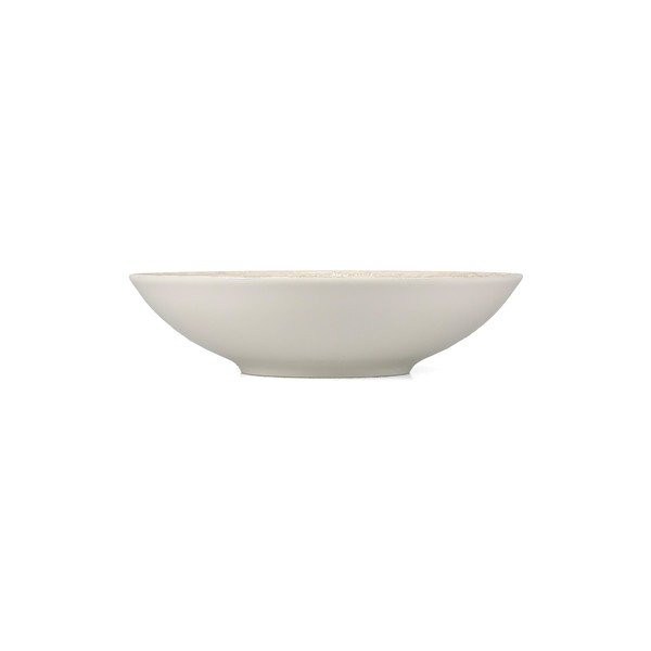 Světle šedý hluboký  porcelánový talíř ø 21 cm Nuance – BonBistro-image-3