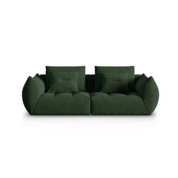 Tmavě zelená pohovka 232 cm Bloom – Micadoni Home