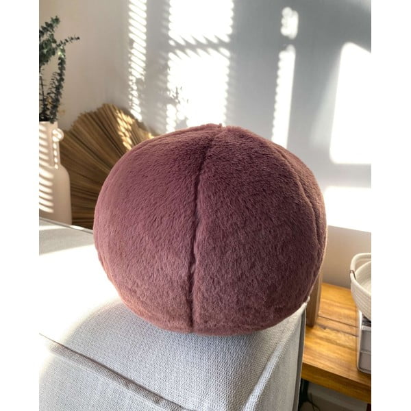 Dekorační polštář z mikroplyše ø 25 cm Top – Mioli Decor-image-3