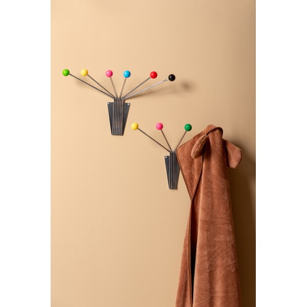 Kovový nástěnný věšák ve stříbrné barvě  Neptune  – PT LIVING-image-1