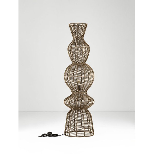 Provazová stojací lampa v přírodní barvě (výška 136 cm) Breena – Nova Luce-image-3