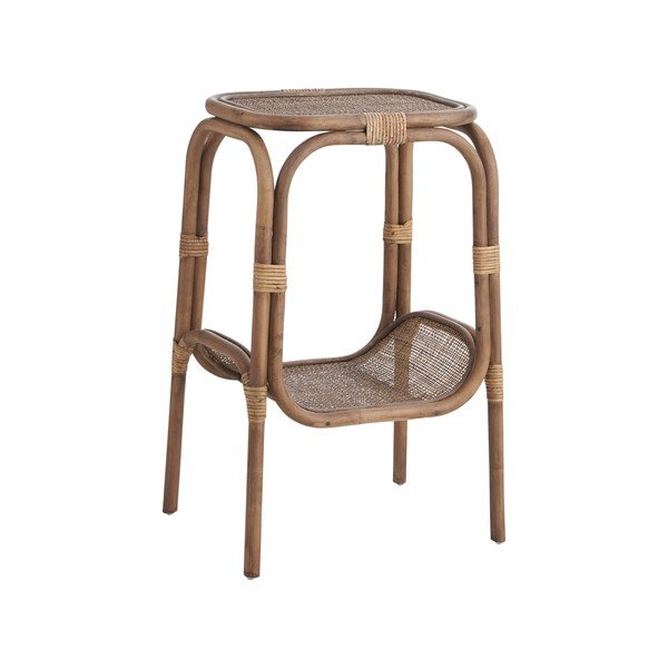 Ratanový kulatý odkládací stolek ø 41 cm Magnolia – Ellos Home-image-4