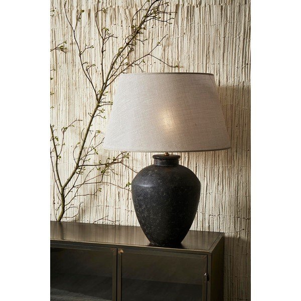 Černá lampová noha 47 cm Laos – Côté Table-image-1