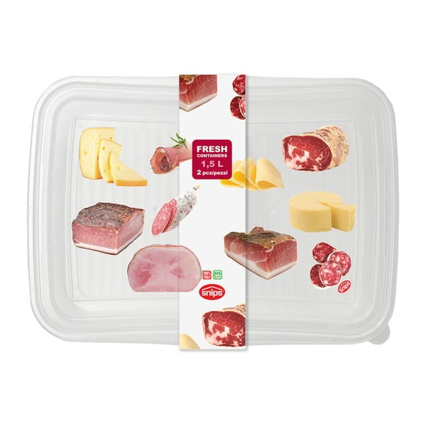 Sada 2 krabiček na potraviny Snips Classic, 1,5 l-image-1
