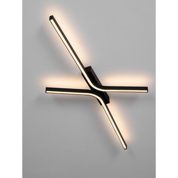 Matně černé hliníkové LED stmívatelné stropní svítidlo 50x100 cm Akro – Nova Luce-image-1
