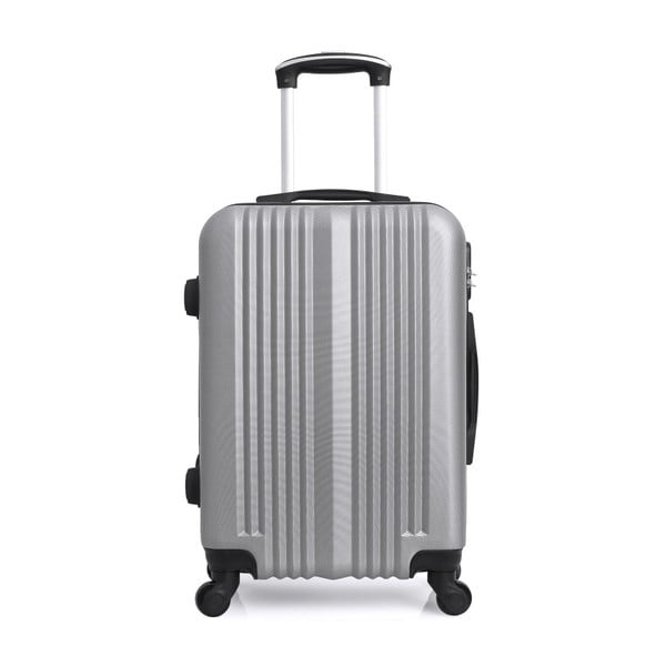 Cestovní kufr ve stříbrné barvě Hero Lipari, 60 l