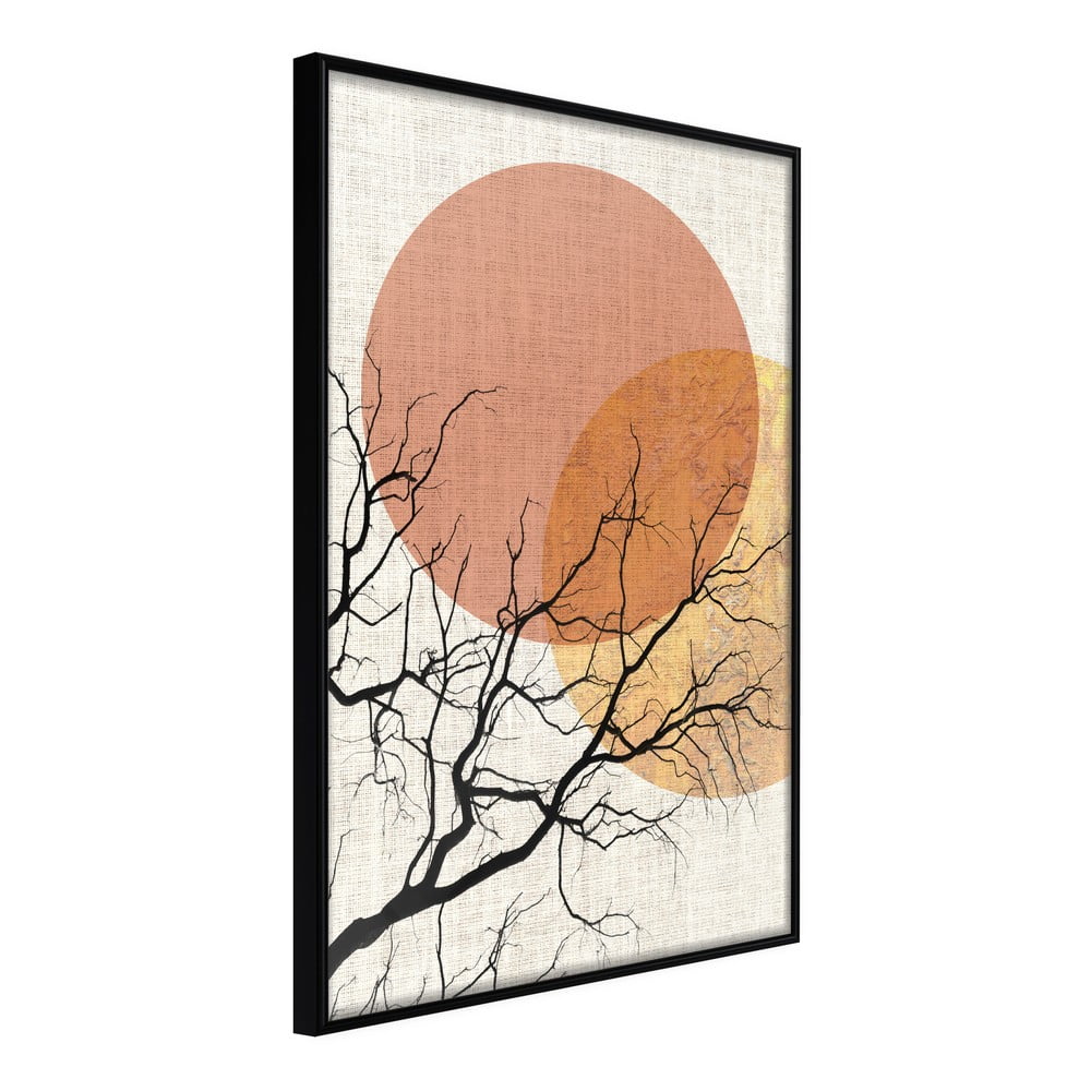 Plakát v rámu Artgeist Gloomy Tree, 30 x 45 cm