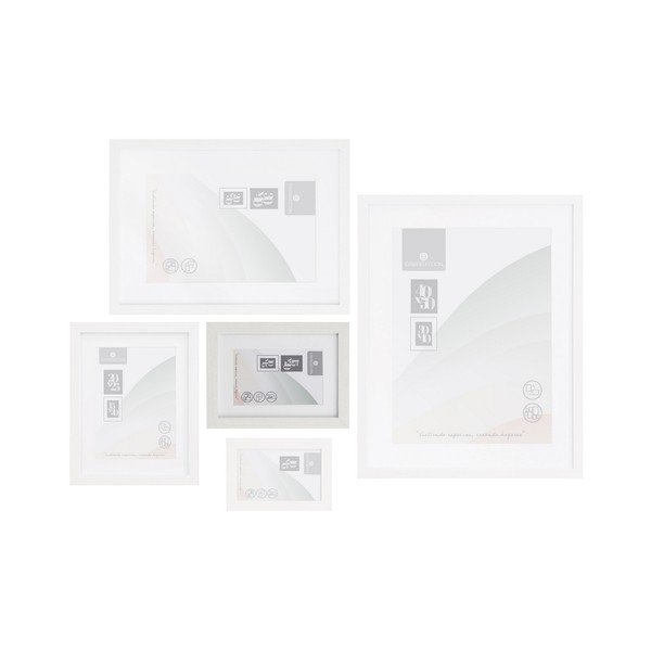 Bílý stojací/na zeď rámeček 17,5x22,5 cm Sencillo – Casa Selección-image-1