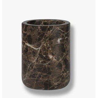 Hnědý mramorový kelímek na zubní kartáčky Marble – Mette Ditmer Denmark