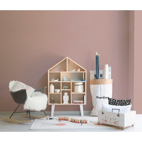 Dřevěná krabice na kolečkách Little Nice Things Cat-image-2