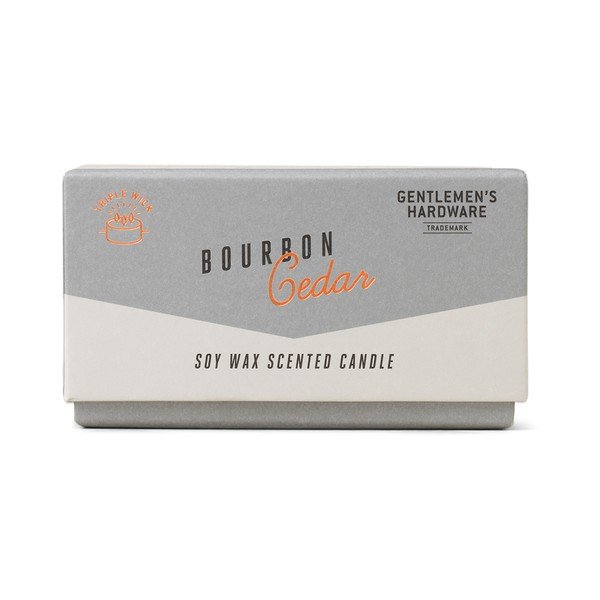 Vonná sojová svíčka doba hoření 40 h Bourbon Cedar – Gentlemen's Hardware-image-1