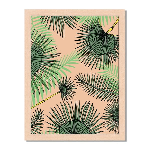 Obraz v rámu Liv Corday Provence Leaf Combo, 30 x 40 cm