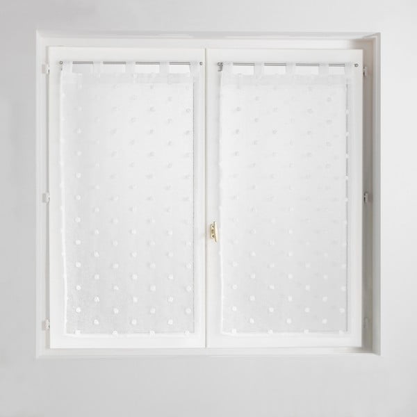Bílá záclona 60x120 cm Pompinou – douceur d'intérieur