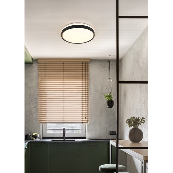 Černo-bílé LED stropní svítidlo ø 47 cm Spacy – Reality-image-1