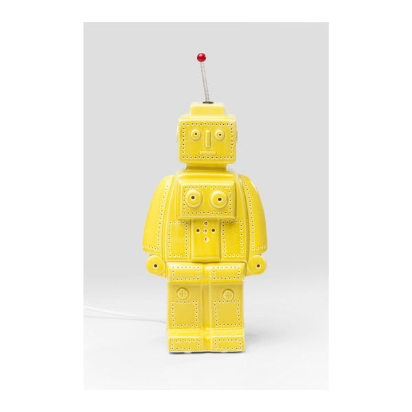 Žlutá stolní lampa Kare Design Robot