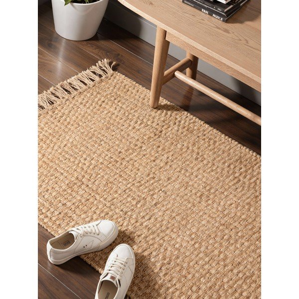 Oboustranný/ručně tkaný jutový běhoun v přírodní barvě 80x200 cm Fjord – Hanse Home-image-2