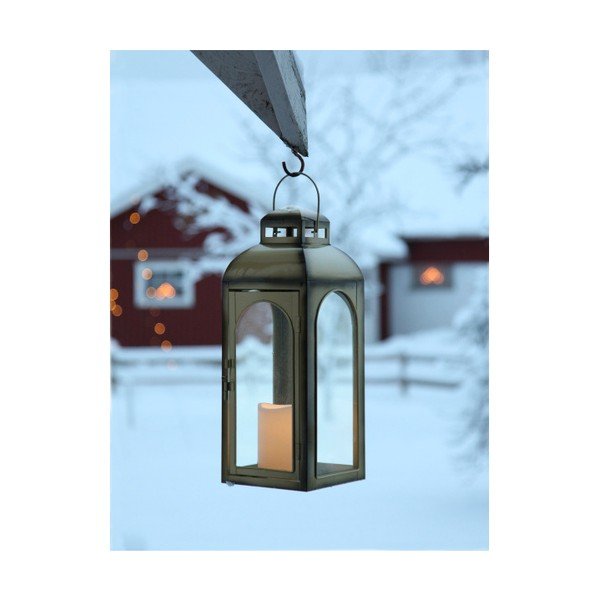 LED lucerna v bronzové barvě vhodná do exteriéru Best Season Miriam, výška 43 cm-image-3