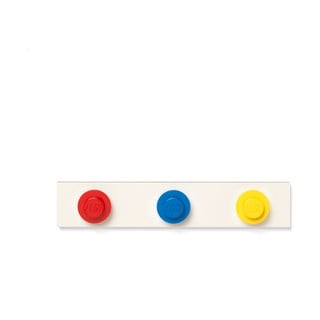Nástěnný věšák v červené, modré a žluté barvě LEGO®