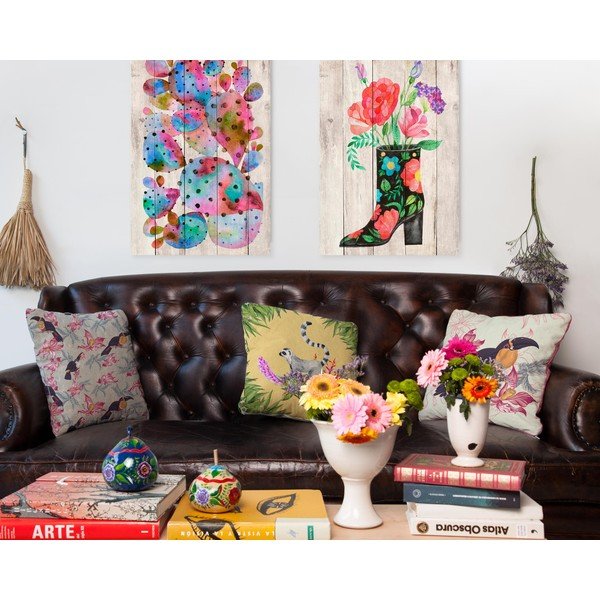 Polštář Madre Selva Lemur, 45 x 45 cm-image-4