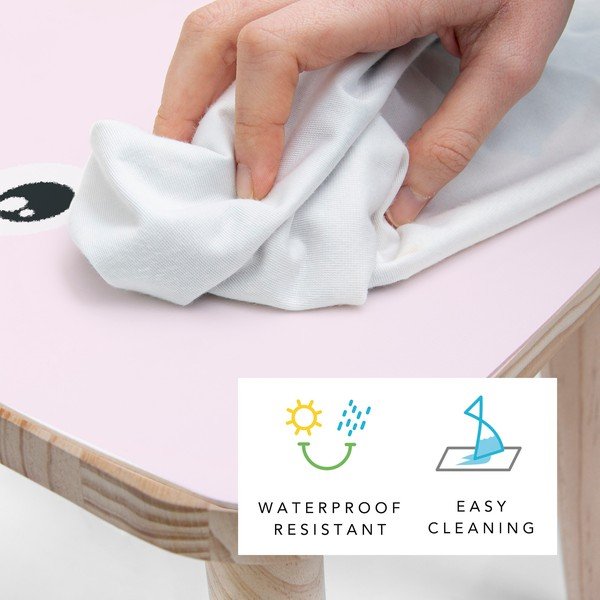 Dětská židle z masivní borovice Little Nice Things Rose Bunny-image-2