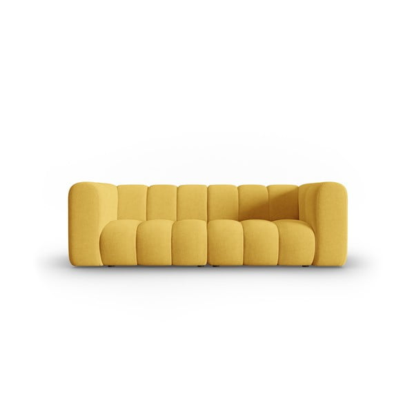 Žlutá pohovka 228 cm Lupine – Micadoni Home