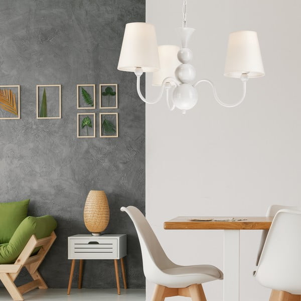 Bílé závěsné svítidlo - LAMKUR-image-2