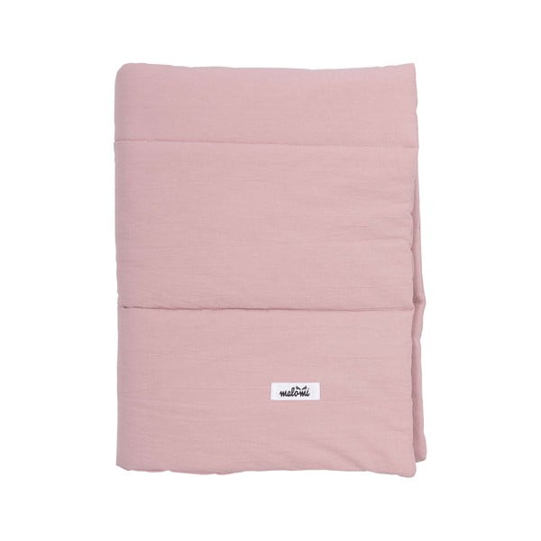 Růžová bavlněná dětská deka 140x200 cm – Malomi Kids