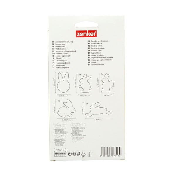 Sada 5 velikonočních vykrajovátek Zenker Easter-image-2