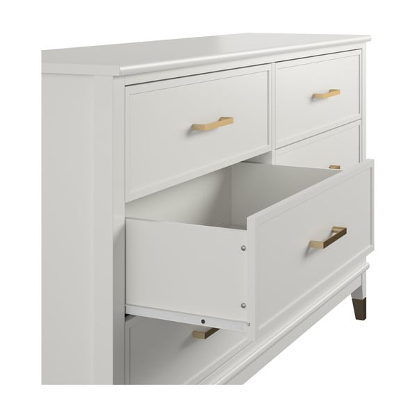 Bílá komoda CosmoLiving by Cosmopolitan Westerleigh, 144 x 85 cm-image-3