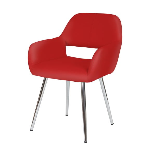 Červená židle Mendler Dohna