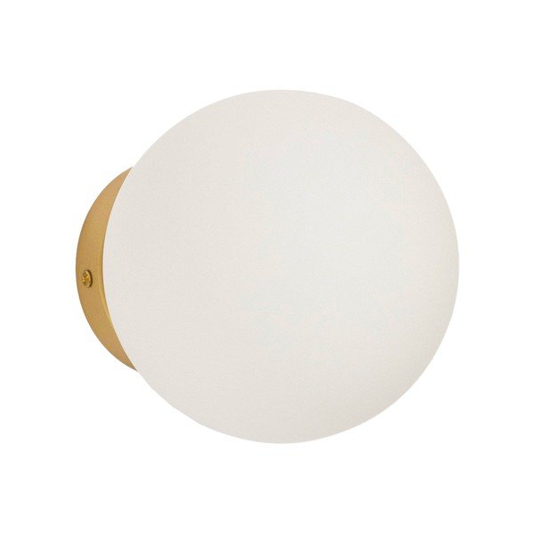 Bílé/ve zlaté barvě nástěnné svítidlo ø 15 cm Brisia – Kave Home