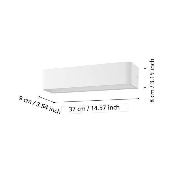 Bílé LED nástěnné svítidlo SANIA 4 – EGLO-image-2