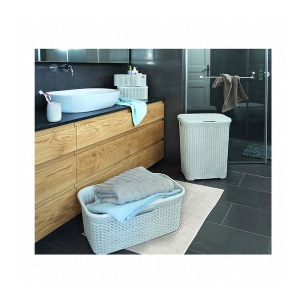 Světle šedý koš na prádlo Curver Hamper, 60 l-image-1