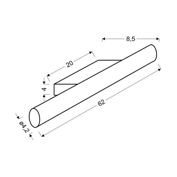 Bílé LED nástěnné svítidlo Universe – Candellux Lighting-image-2