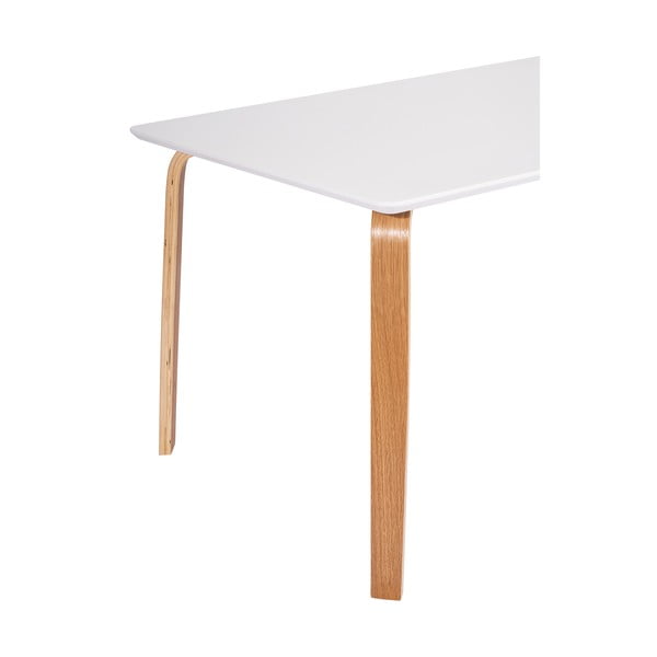 Jídelní stůl s bílou deskou 150x90 cm Zaha - Bonami Essentials-image-4