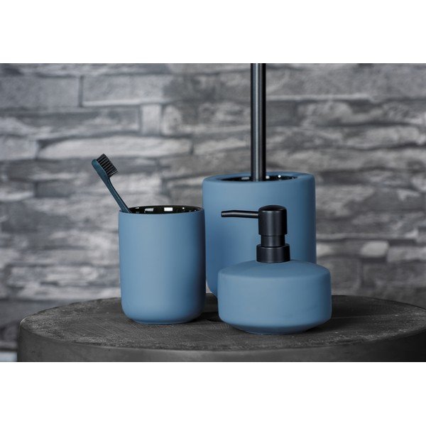 Modro-černý WC kartáč Wenko Avellino-image-1
