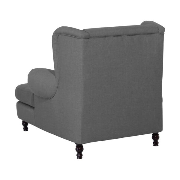 Antracitové křeslo ušák Max Winzer Mareille Anthracite-image-1