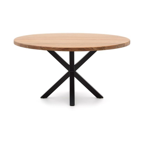 Jídelní stůl s deskou z akácie ø 150 cm Argo – Kave Home-image-3