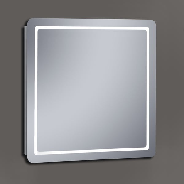 Zrcadlo s LED osvětlením Metro, 80x80 cm