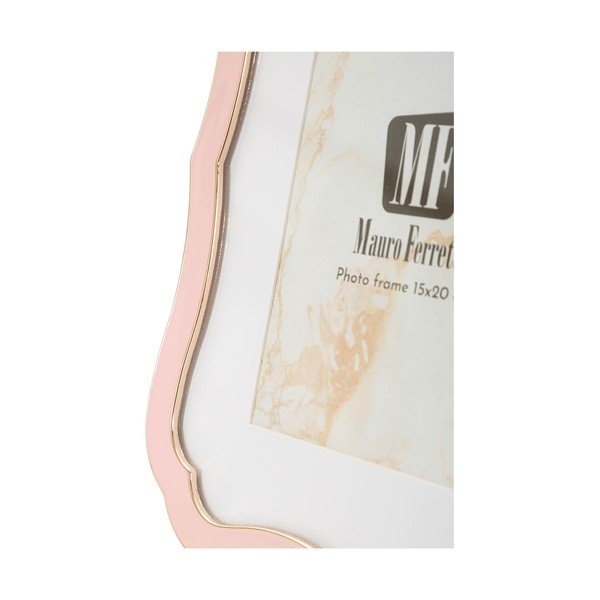 Světle růžový kovový/skleněný stojací rámeček 17x22 cm Margot – Mauro Ferretti-image-4
