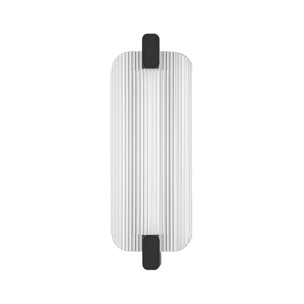 Matně černé skleněné LED nástěnné svítidlo Emery – Nova Luce