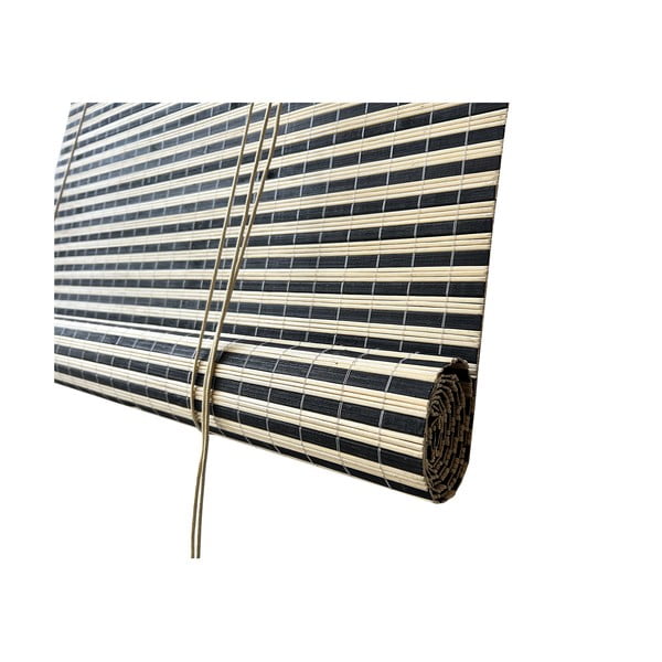 Černá/v přírodní barvě bambusová roleta 150x160 cm Vela – Gardinia-image-2