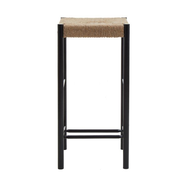 Černá/v přírodní barvě barová stolička z bukového dřeva (výška sedáku 72 cm) Bandar – Premier Housewares-image-2