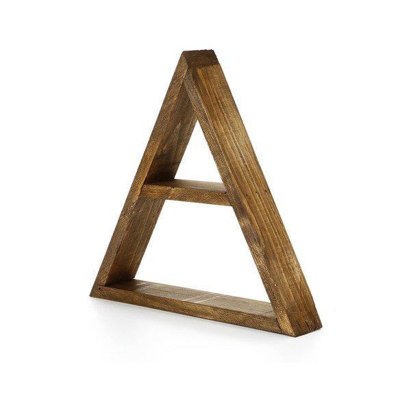 Nástěnná dřevěná police Geometric-image-2