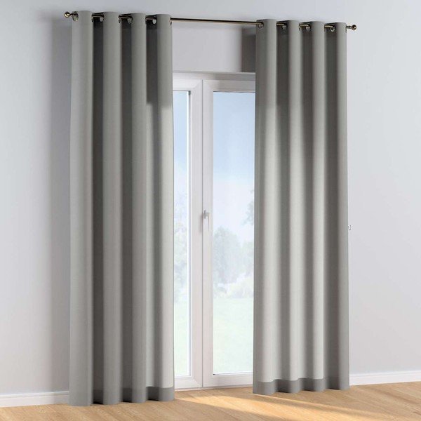 Šedý závěs 260x130 cm Happiness - Yellow Tipi-image-3