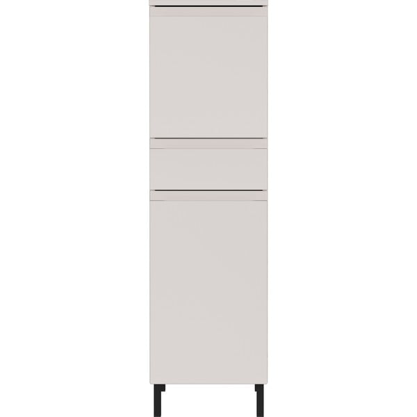 Krémová vysoká/úzká koupelnová skříňka 34x120 cm Salinas – Germania