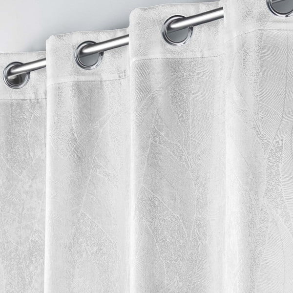 Bílý sametový zatemňovací závěs 135x280 cm Melodie – douceur d'intérieur-image-1