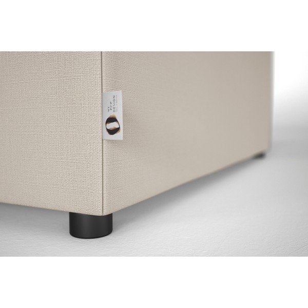 Krémová polstrovaná rozkládací lavice My Pop Design Brady, 80 cm-image-4