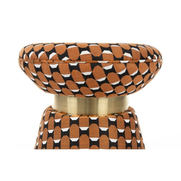 Oranžový taburet Pin – White Label-image-2